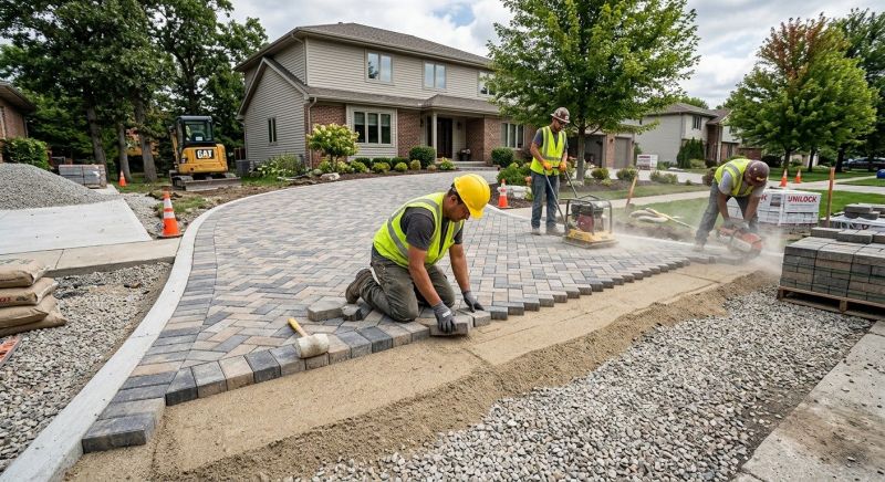 Paver Driveway Construction in Fort Collins, CO